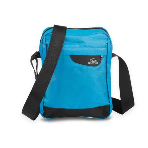 ALESSA nylon shoulder bag Light blue
