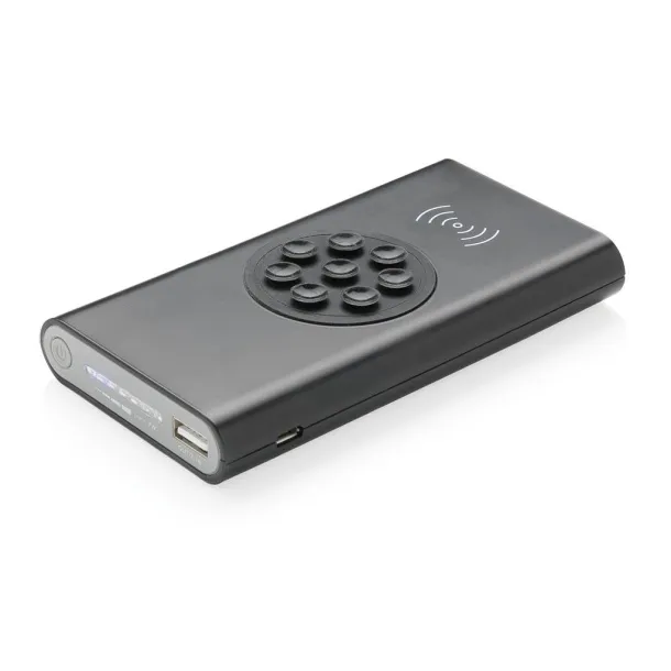  8.000 mAh wireless 5W powerbank with type C Black