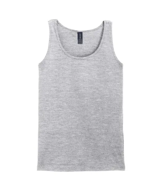 SOFTSTYLE® ženska majica bez rukava, 150 g/m2 - Gildan Ideal Oxford Grey