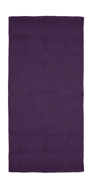  Rhine Hand Towel 50x100 cm - SG Accessories - TOWELS (Ex JASSZ Towels) Aubergine