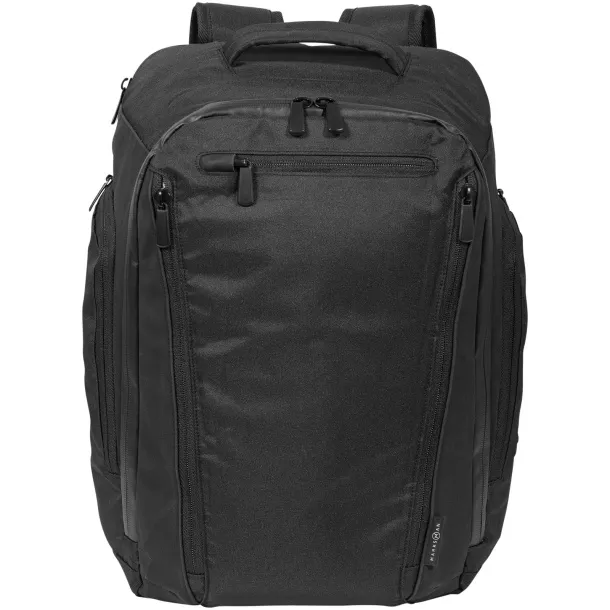 Deluxe 15.6" laptop backpack - Marksman Solid black