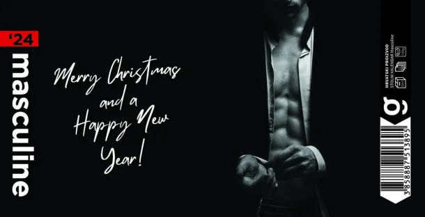  "MASCULINE" 13 sheets, format: 20,5x14,5 cm, desk calendar, envelope, P/50 Color