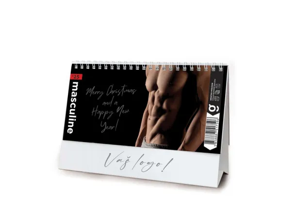  "MASCULINE" 13 sheets, format: 20,5x14,5 cm, desk calendar, envelope, P/50 Color