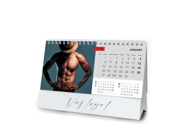  "MASCULINE" 13 sheets, format: 20,5x14,5 cm, desk calendar, envelope, P/50 Color