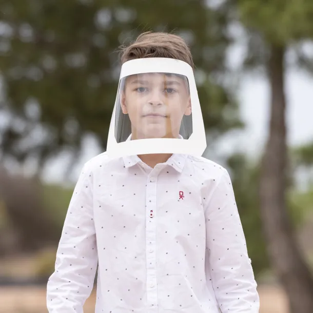 Binky kids face shield White