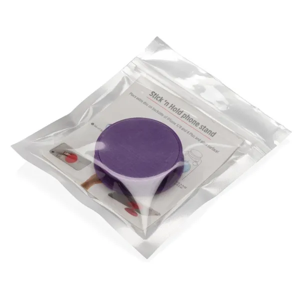  Stick 'n Hold phone stand Purple