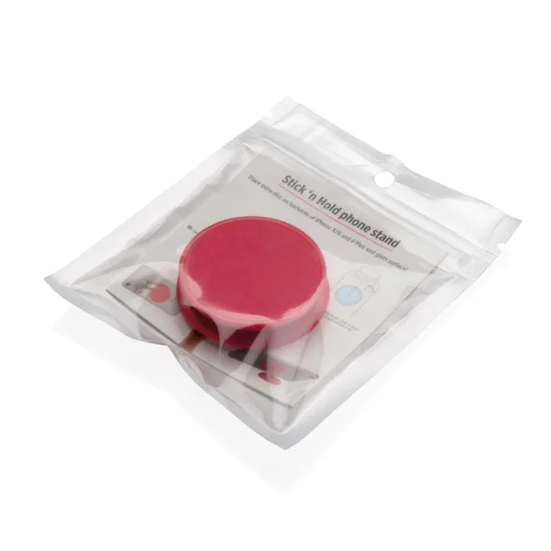  Stick 'n Hold phone stand Red