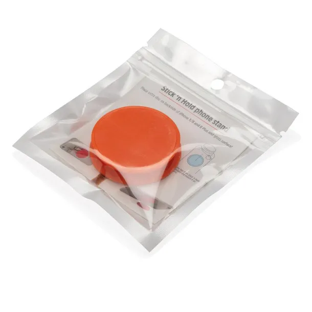  Stick 'n Hold phone stand Orange