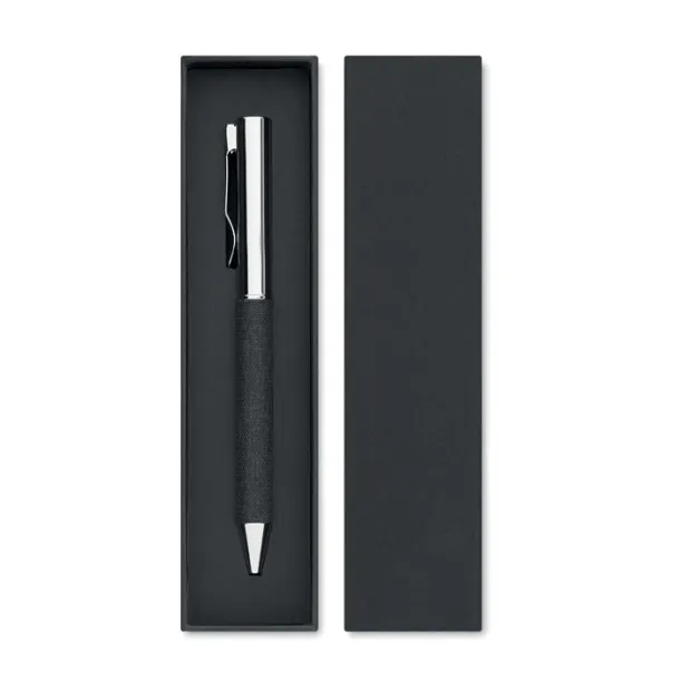 SCRIBI Metal twist ball pen in box Black