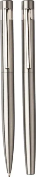 Fritz Recycled stainless steel writing set  silver