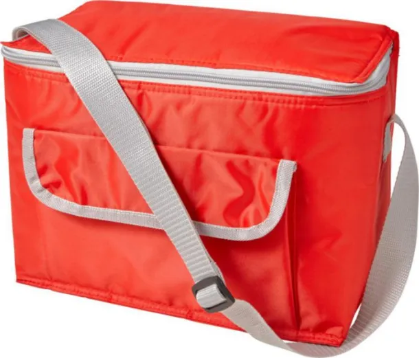  Polyester (420D) cooler bag Nikki red