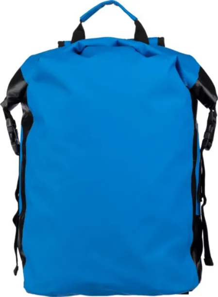 Hermann Tarpaulin (250D) roll-top backpack cobalt blue