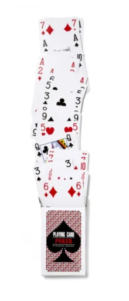 Anton Cardboard box with playing cards custom multicolor