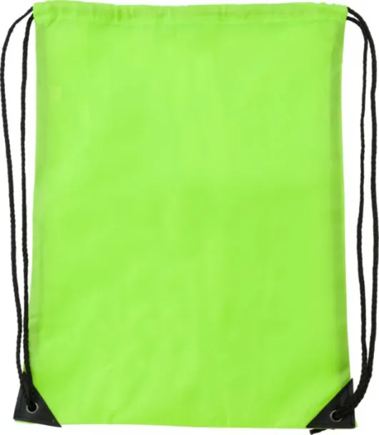 Steffi Polyester (210D) drawstring backpack lime