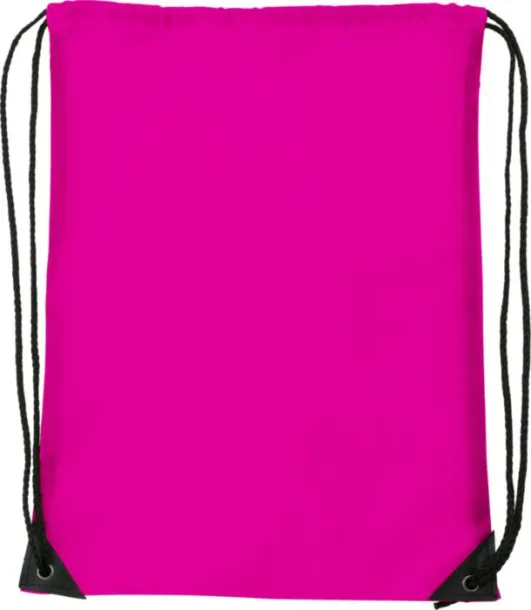 Steffi Polyester (210D) drawstring backpack pink