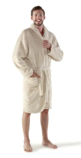 DEREK Fleece (210 gr/m²) bathrobe