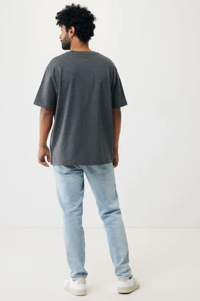 Iqoniq Teide unisex majica kratkih rukava od recikliranog pamuka - iqoniq heather anthracite