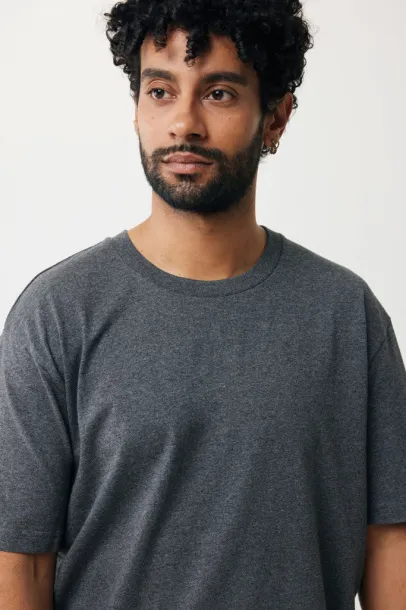 Iqoniq Teide recycled cotton t-shirt - iqoniq anthracite 