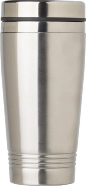  Stainless steel drinking mug (450 ml) Velma silver