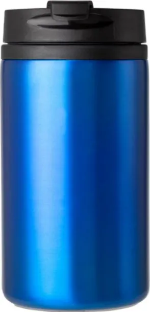  Stainless steel double walled cup Gisela cobalt blue