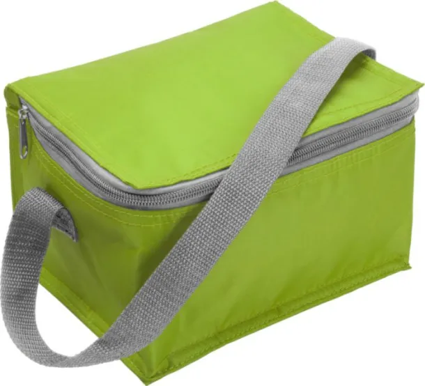  Polyester (420D) cooler bag Cleo light green