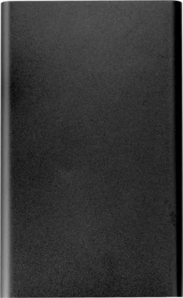Ezra Aluminijska prijenosna baterija, 4 000 mAh Crna