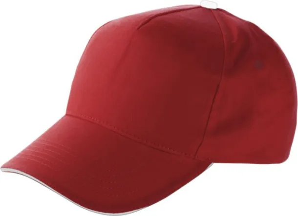 Beau Cotton cap  Crvena