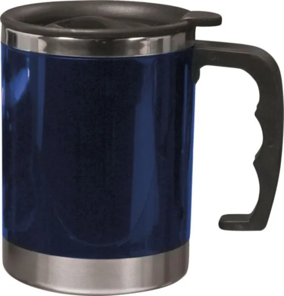  GABI stainless steel and AS double walled mug blue