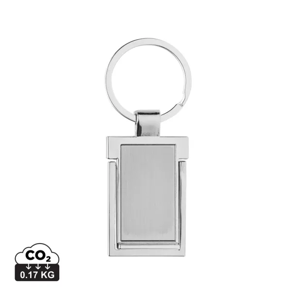 RSC recycled zinc alloy phone stand keychain - XD Collection Silver 