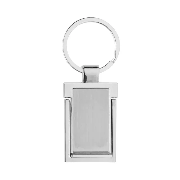 RSC recycled zinc alloy phone stand keychain - XD Collection Silver 