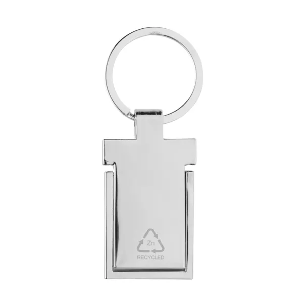  RSC recycled zinc alloy phone stand keychain - XD Collection Silver 
