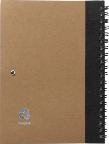 Stella Wire bound notebook with ballpen. 