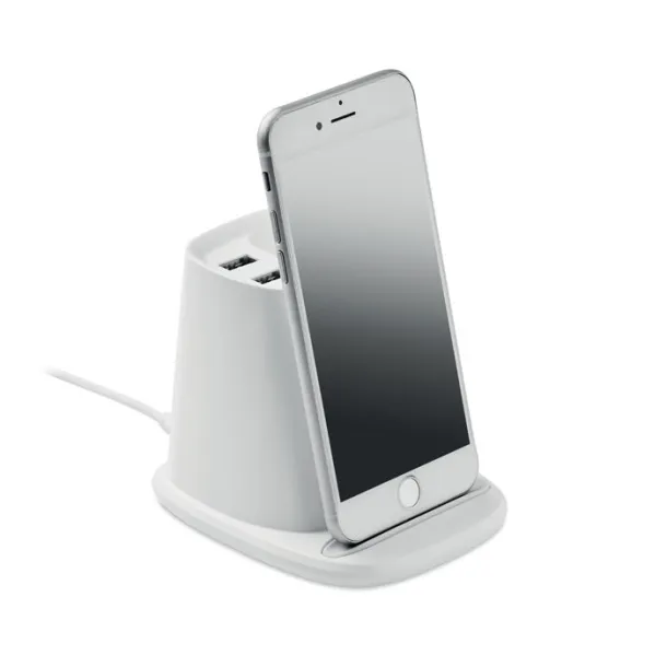 MULTIHOLD Desk pen holder charger 10W White