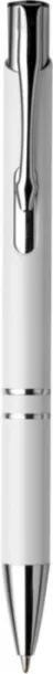 Albacete Aluminium ballpen Bijela