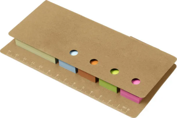 RIVA Cardboard memo holder with ruler