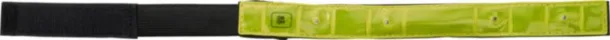 Anni Nylon (500D) and PVC reflective strap with lights  Žuta