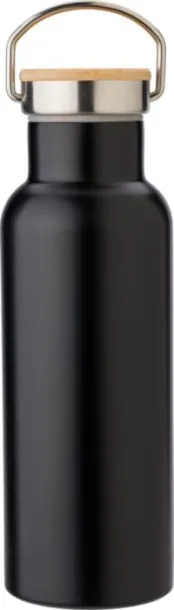  Stainless steel double-walled drinking bottle Odette black