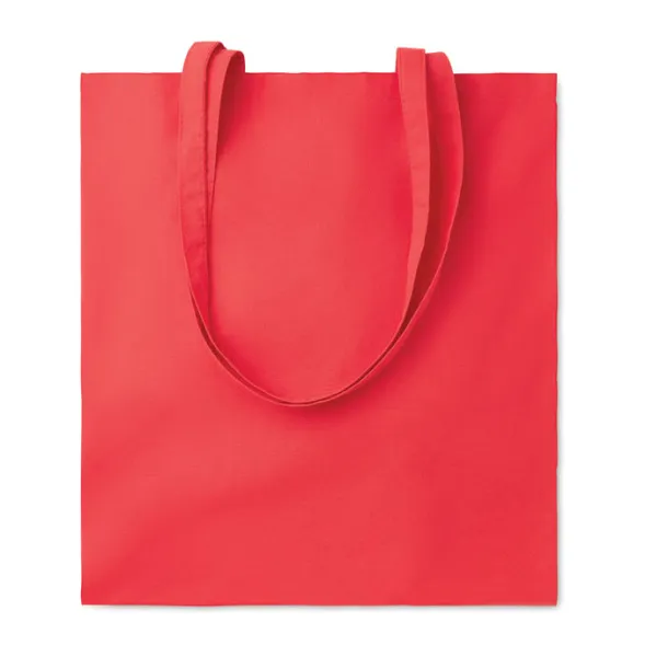 COTTONEL COLOUR + Cotton shopping bag 140gsm Red