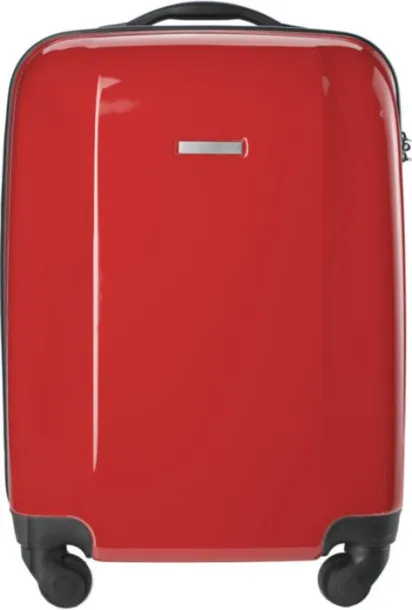 VERONA PC and ABS trolley  red