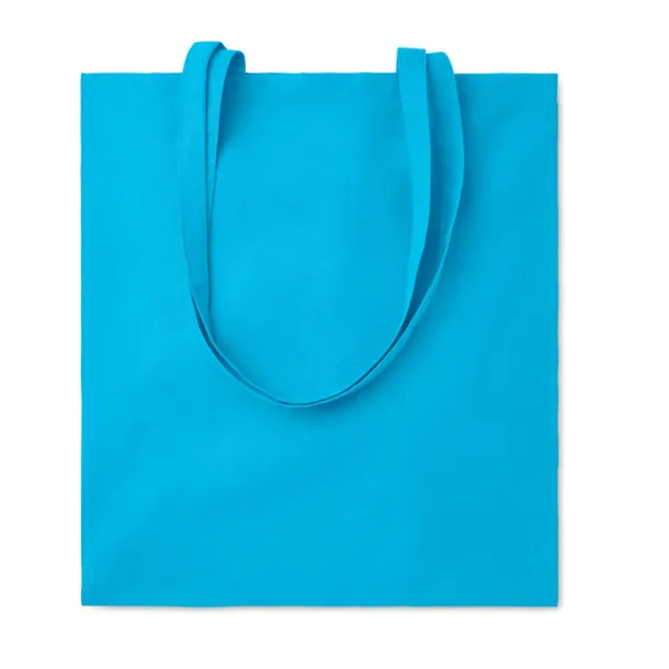 COTTONEL COLOUR + Cotton shopping bag 140gsm Turquoise