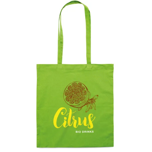 COTTONEL COLOUR + Cotton shopping bag 140gsm Lime