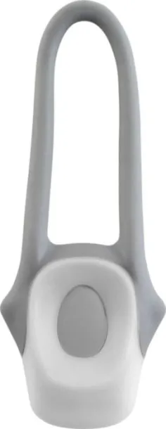 Abigail Plastic and silicone bicycle light  Bijela