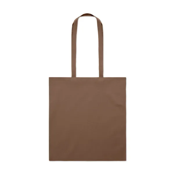 COTTONEL COLOUR + Cotton shopping bag 140gsm Chocolate