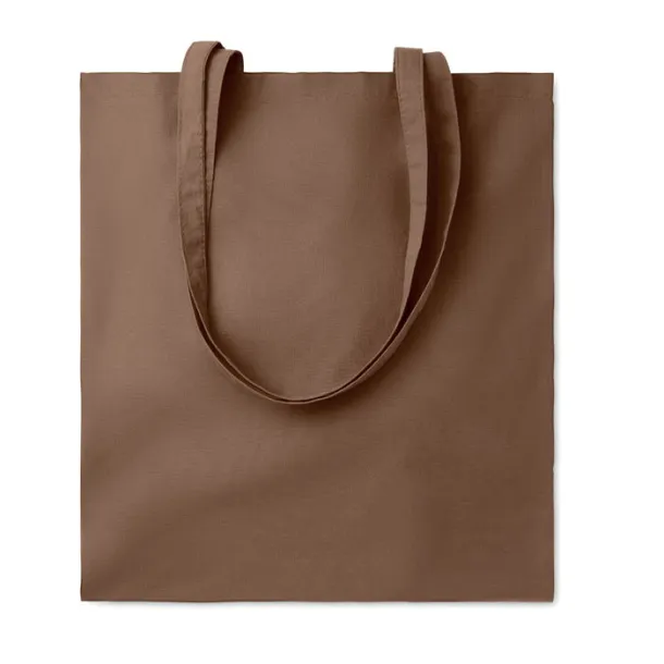 COTTONEL COLOUR + Cotton shopping bag 140gsm Chocolate