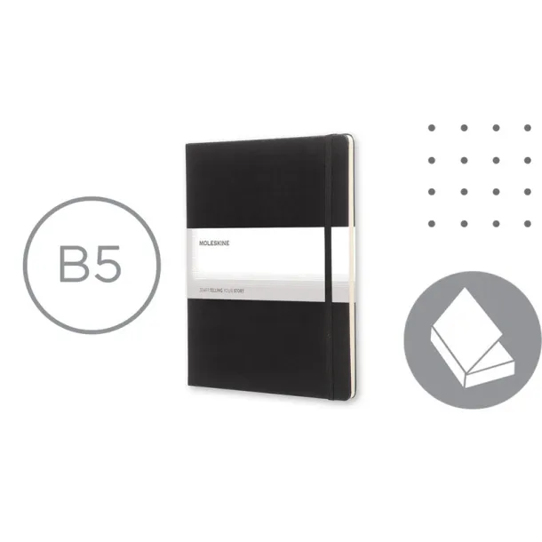  MOLESKINE notes, cca B5 black