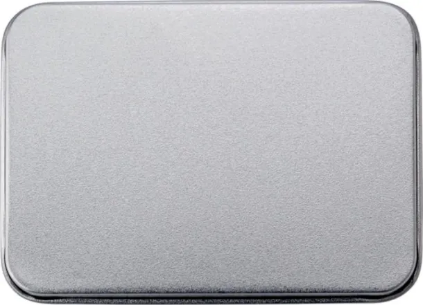 Nathan igraće karte u metalnoj kutijici Srebrna