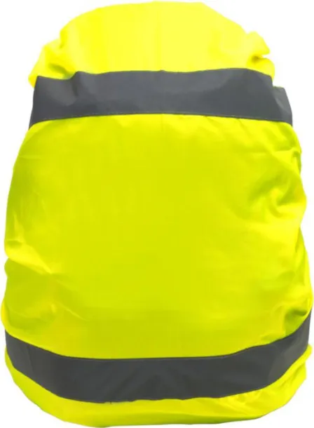 Carrigan Polyester (190T) backpack cover  yellow