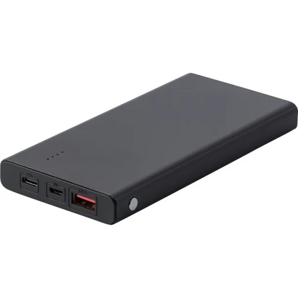  Aluminium power bank 10000 mAh black