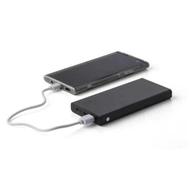  Aluminium power bank 10000 mAh black