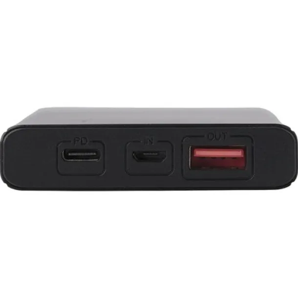  Aluminium power bank 10000 mAh black